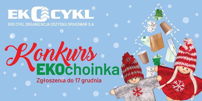 Logo konkursu EKOchoinka ogłoszonego przez Ekocykl Organizację odzysku opakowań S.A.