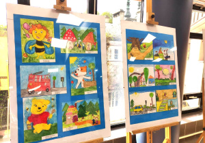 Galeria prac plastycznych dzieci.