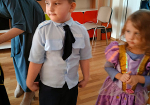 Policjant Miłosz z grupy 4-latków.