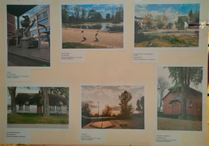 Sześć zdjęć - zakątków naszego miasta sfotografowanych przez dzieci z radomszczańskich przedszkoli.