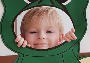 Każde dziecko mogło zrobić sobie zdjęcie w fotobudce z podobizną dinozaura.