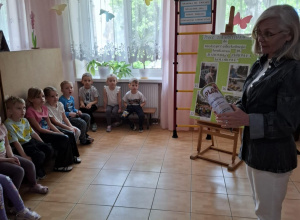 Wręczenie nagród za udział w wystawie.
