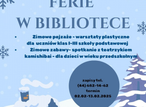 Ciekawe ferie zimowe.